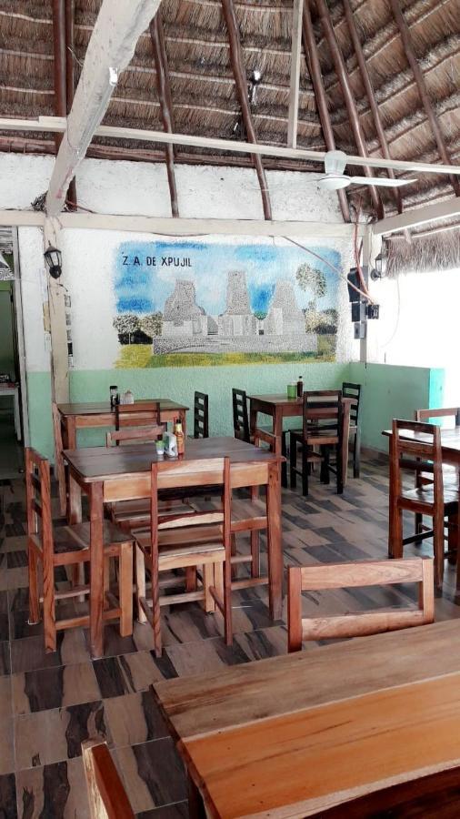 Hotel Templo Maya Xpujil Ngoại thất bức ảnh